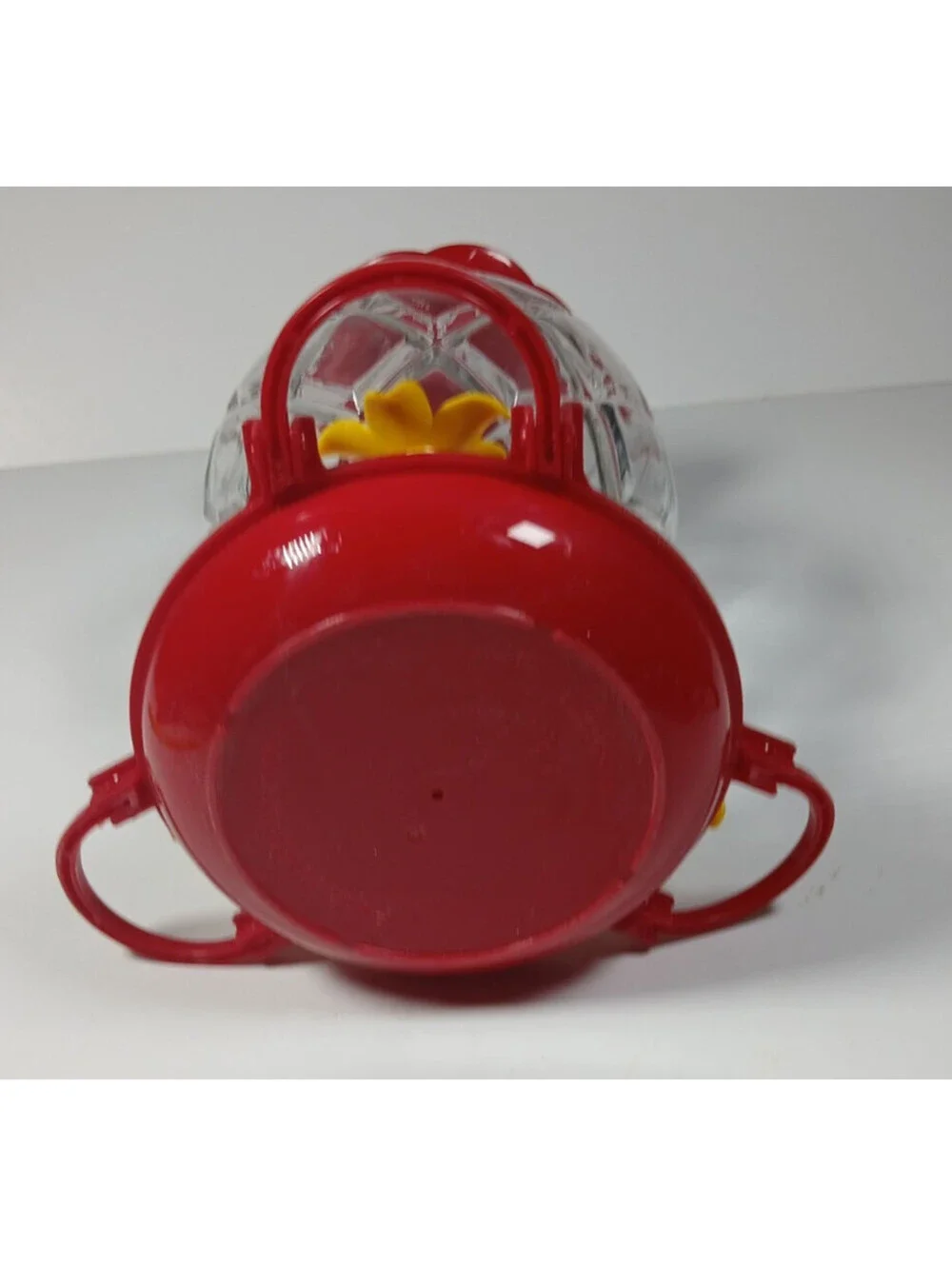 Royal Wing Glass Hummingbird feeder Lantern Shape Red Yellow Adjustable Perches